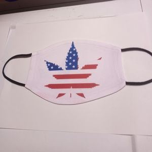 American Flag pot leaf